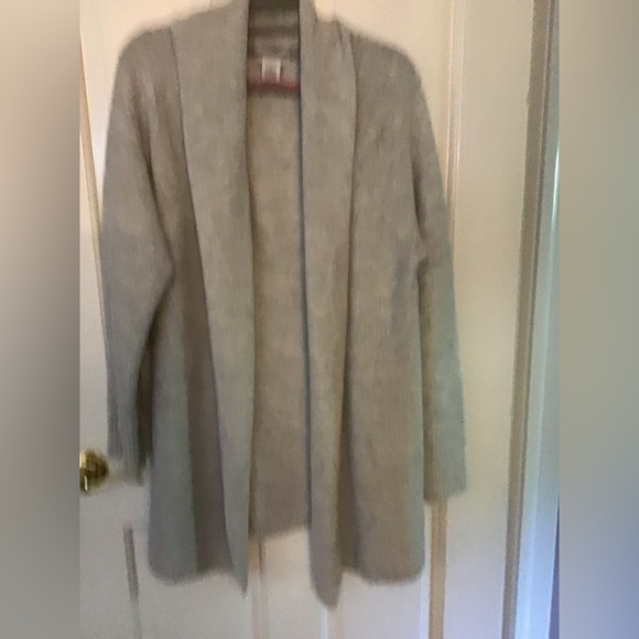 Liz, Claiborne shawl collared soft sweater. Size L. - Picture 1 of 6